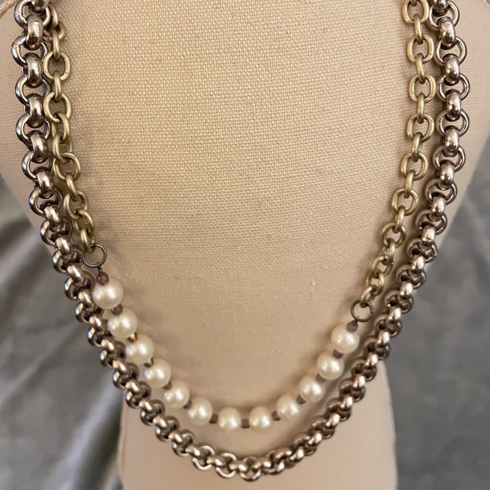 Sabika Sporty Glam 2 Row Necklace